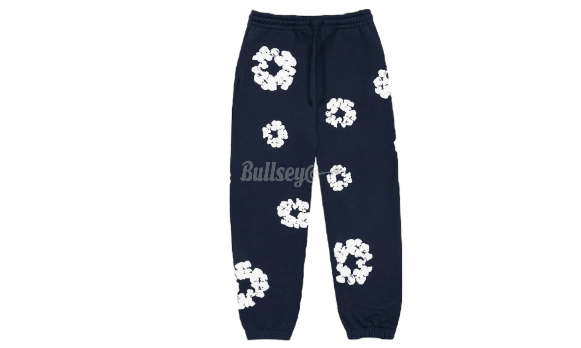 Denim Tears The Cotton Wreath Navy Sweatpants-Bullseye Sneaker Boutique