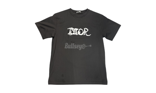 Dior x Peter Doig Logo Black T-Shirt (PreOwned)-Bullseye Sneaker Boutique