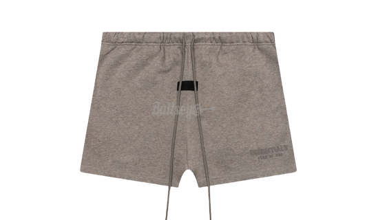 Fear Of God Essentials Heather Grey Fleece Sweat Shorts-Bullseye Sneaker Boutique