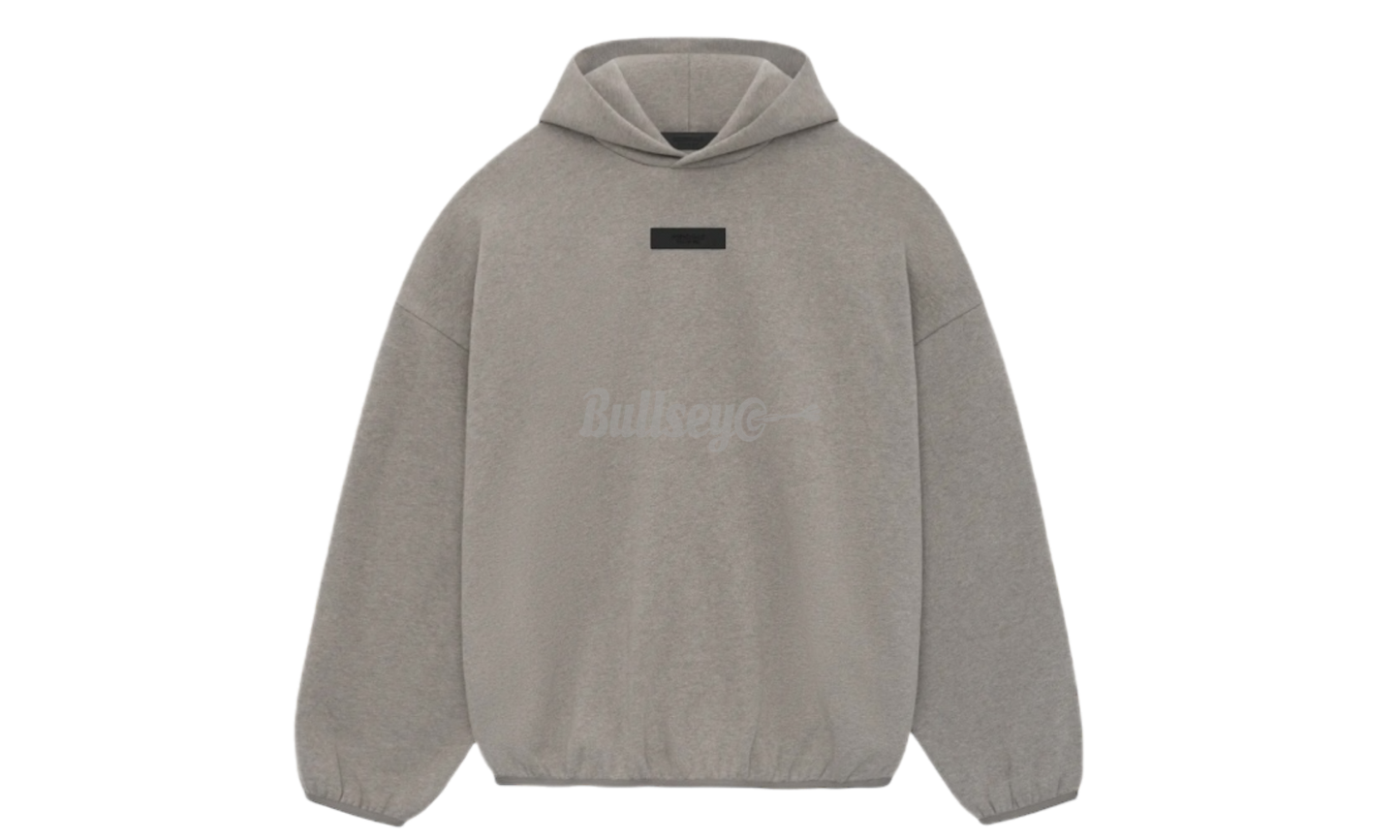 Fear of God Essentials Core Collection Heather Grey Hoodie (SS24)-Bullseye Sneaker Boutique