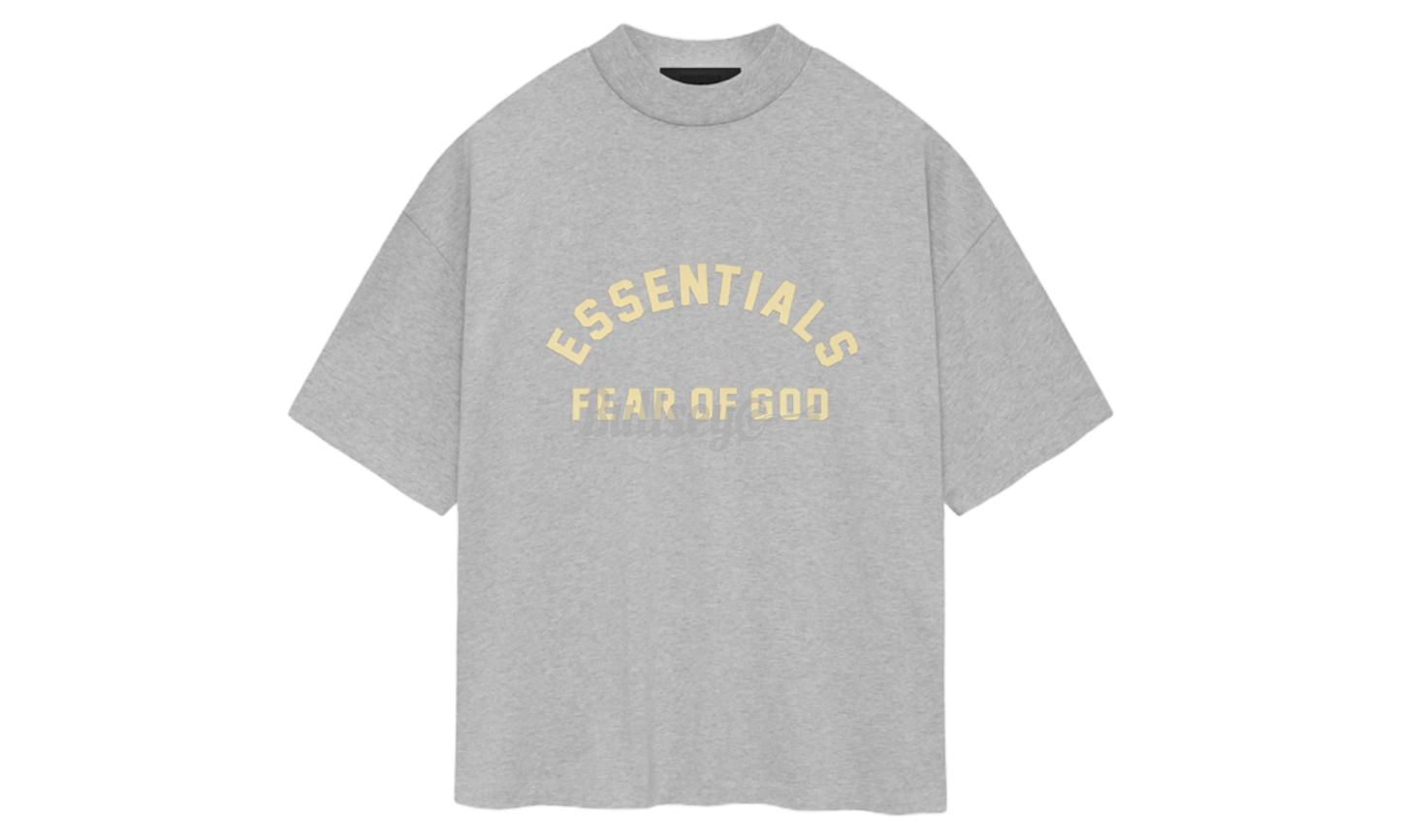 Fear of God Essentials Light Heather Grey Heavy Jersey Crewneck T-Shirt-Bullseye Sneaker Boutique