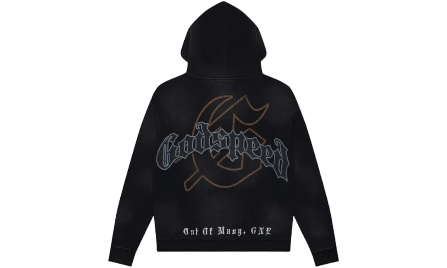 Godspeed Chrome Seduction Wash Black Hoodie