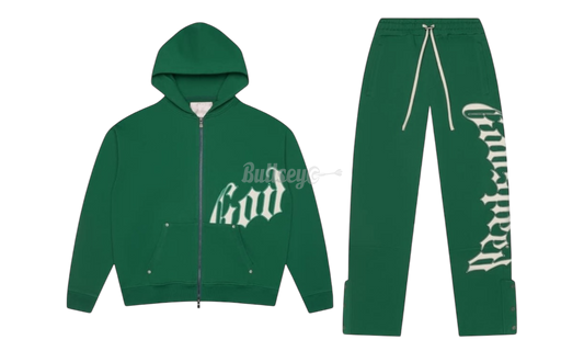 Godspeed Green/White OG Logo V2 Sweatsuit-Bullseye Sneaker Boutique