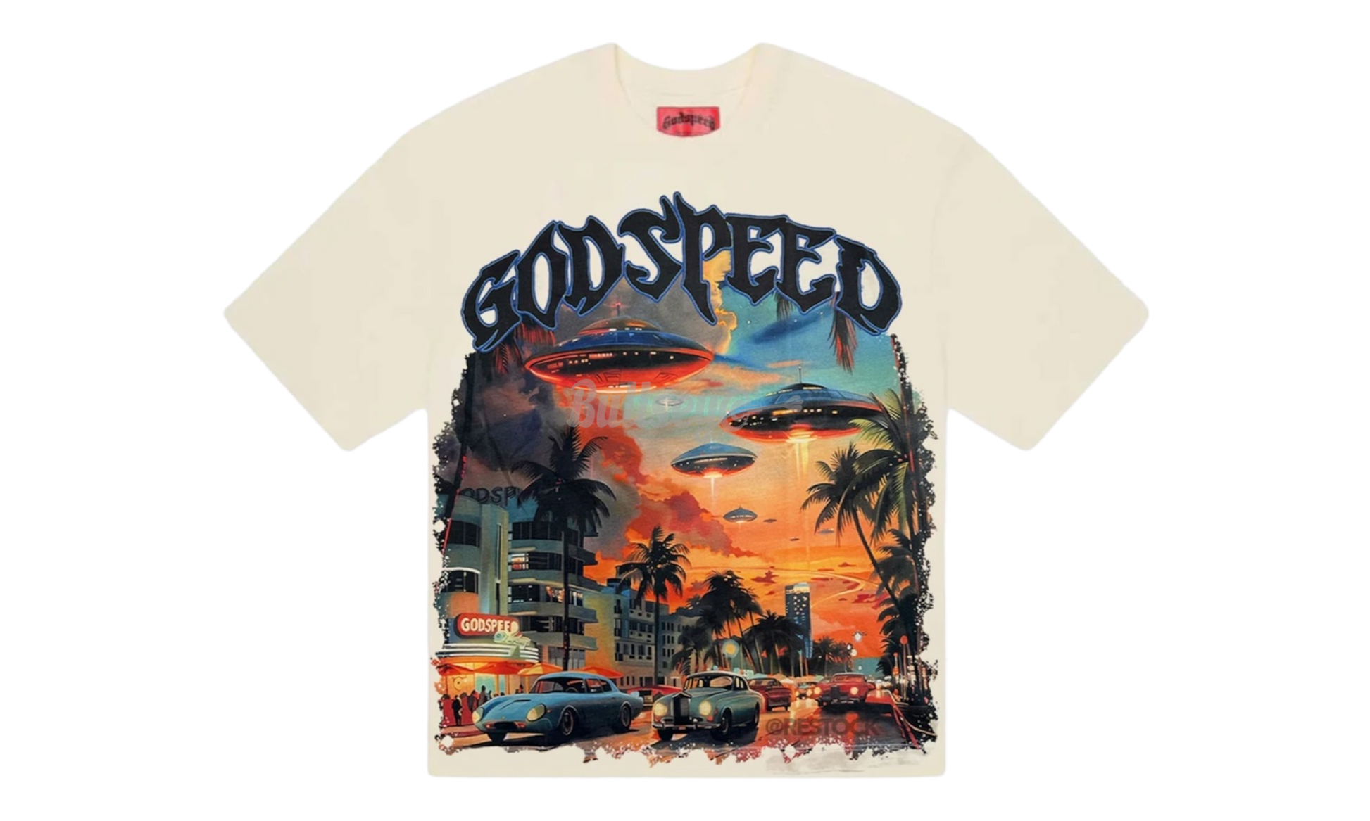 Godspeed Miami UFO Bone T-Shirt-Bullseye Sneaker Boutique