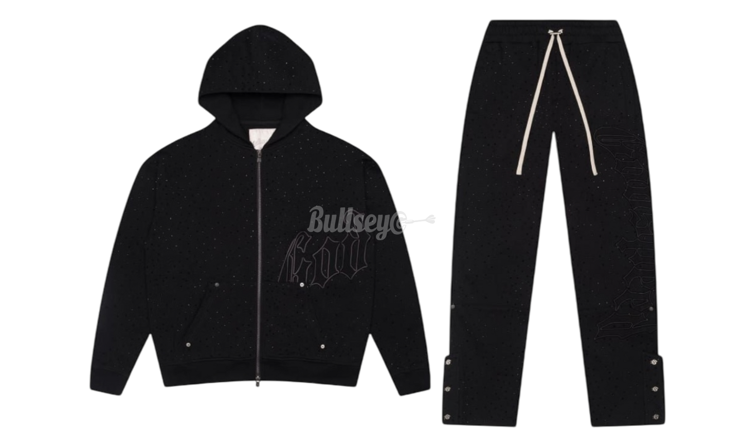 Godspeed OG Logo Black/Black V2 VVS Sweatsuit-Bullseye Sneaker Boutique