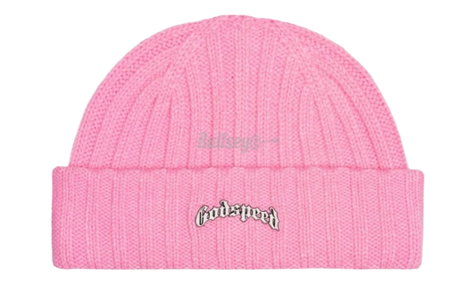 Godspeed OG Logo Emblem Hyper Pink Beanie-Bullseye Sneaker Boutique