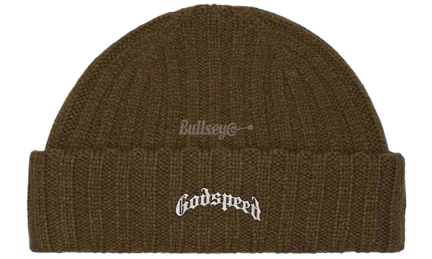 Godspeed Og Logo Emblem Olive Beanie-Bullseye Sneaker Boutique