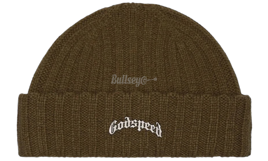 Godspeed Og Logo Emblem Olive Beanie-Bullseye Sneaker Boutique