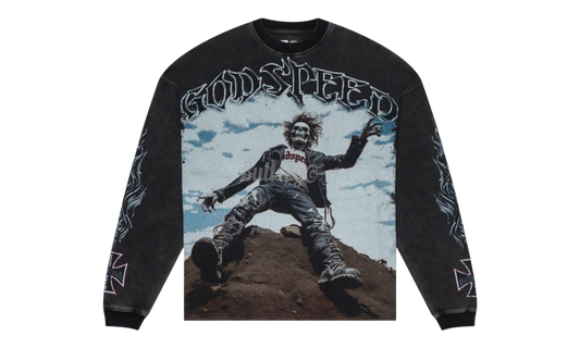 Godspeed Rocker Thermal Black Wash Longsleeve T-Shirt-Bullseye Sneaker Boutique