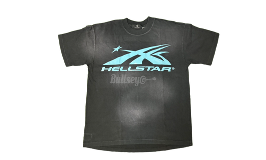 Hellstar Classic Logo Gel Black/Light Blue T-Shirt-Bullseye Sneaker Boutique