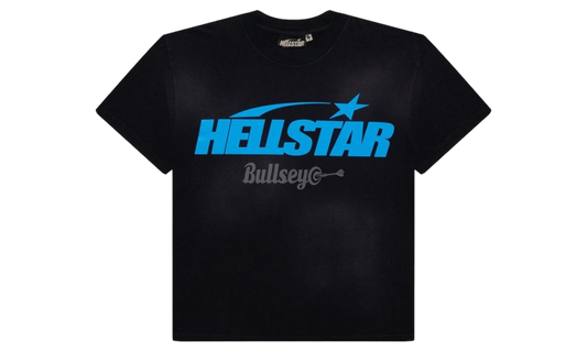 Hellstar Classic T-Shirt (Regular Logo) Black/Blue-Bullseye Sneaker Boutique