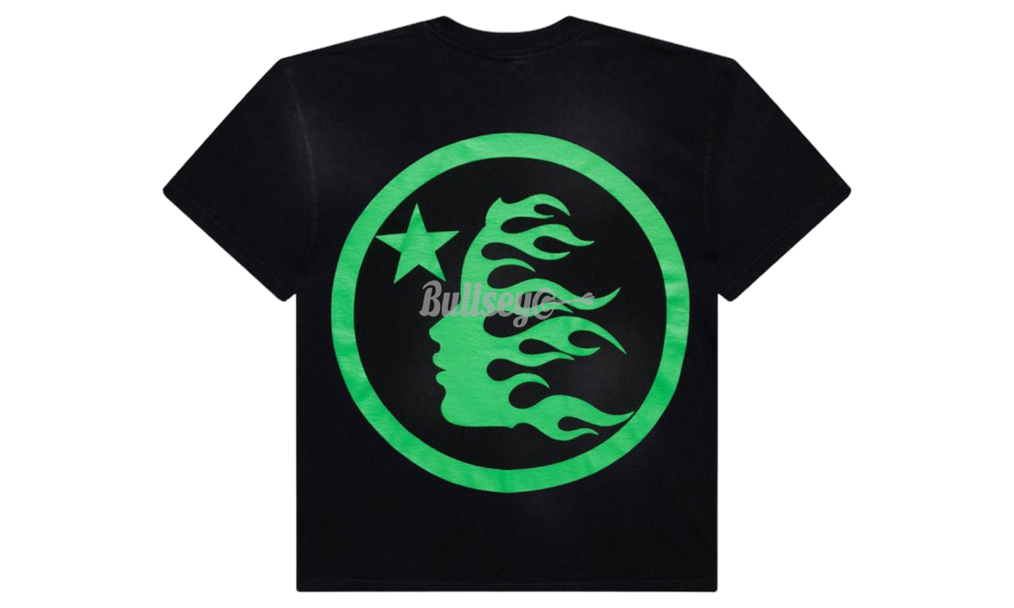 Hellstar Classic T-Shirt (Regular Logo) Black/Green