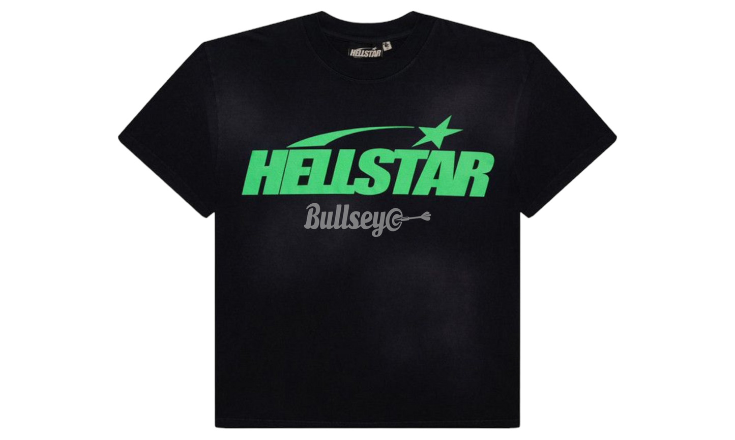 Hellstar Classic T-Shirt (Regular Logo) Black/Green-Bullseye Sneaker Boutique