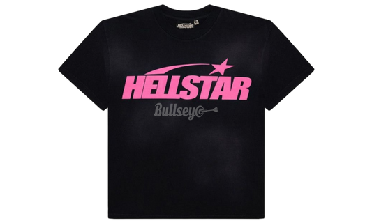 Hellstar Classic T-Shirt (Regular Logo) Black/Pink-Bullseye Sneaker Boutique