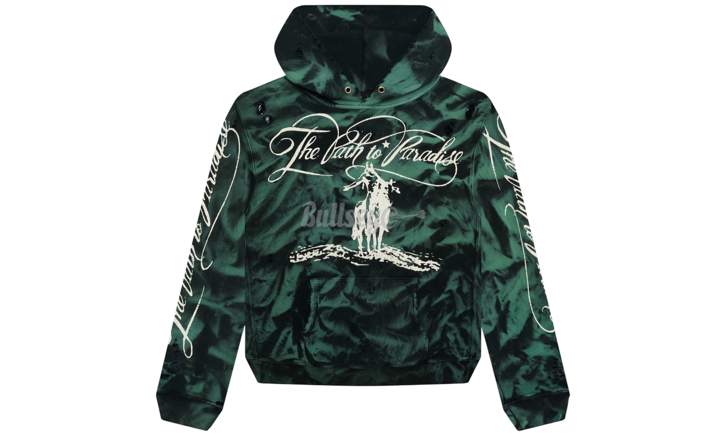 Hellstar Green Marble Paradise Hoodie-Bullseye Sneaker Boutique