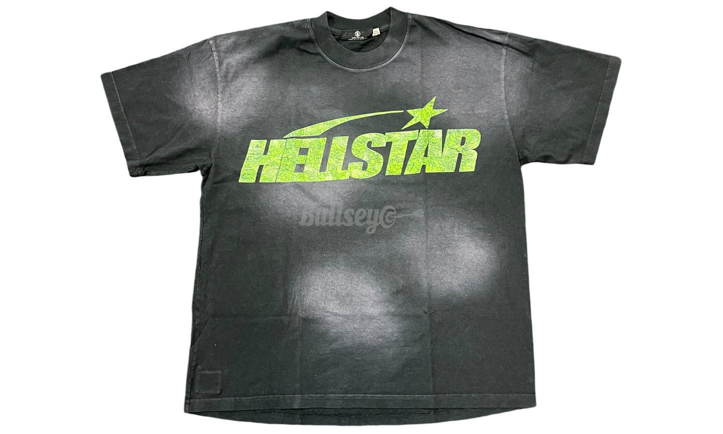 Hellstar Green/Black Marble Classic T-Shirt-Bullseye Sneaker Boutique