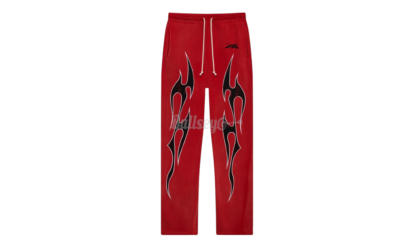 Hellstar Halloween Flame Red Sweatpants-Bullseye Sneaker Boutique