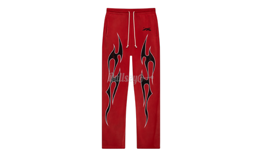 Hellstar Halloween Flame Red Sweatpants-Bullseye Sneaker Boutique