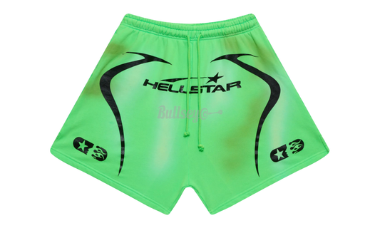 Hellstar Neon Green Warm Up Shorts-Bullseye Sneaker Boutique