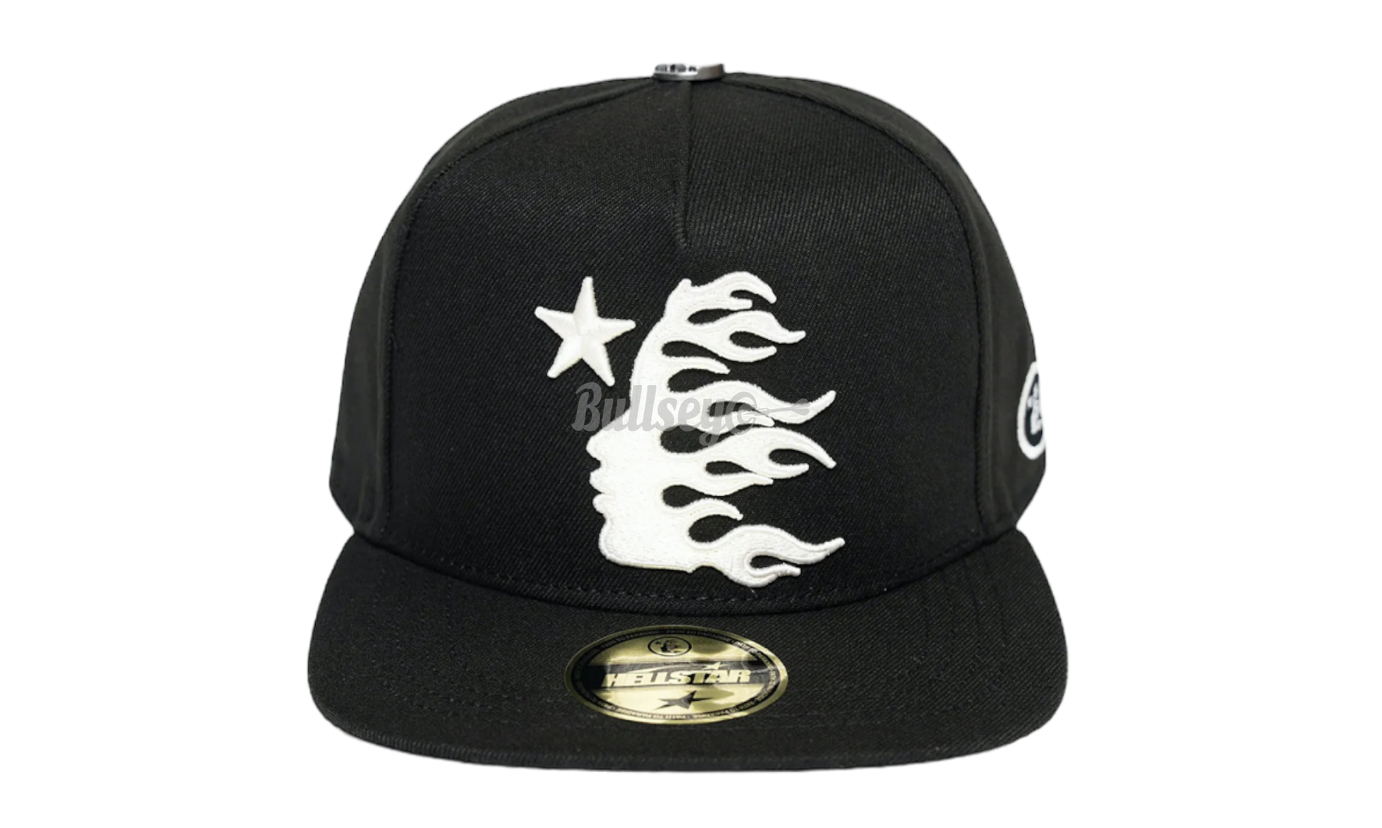 Hellstar OG Fitted Black Hat-Bullseye Sneaker Boutique