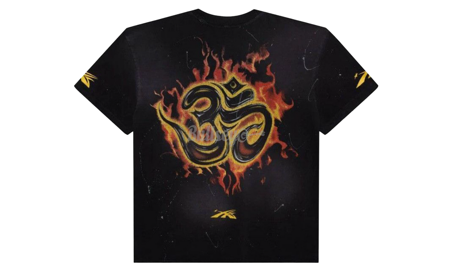 Hellstar Reach Your Inner Peace Fire Black T-Shirt