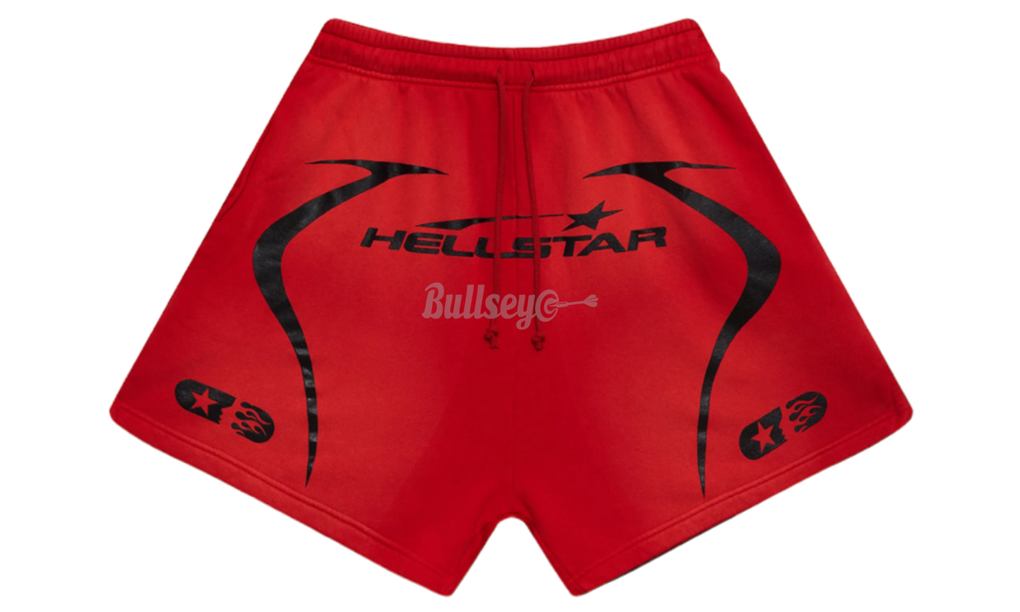 Hellstar Red Warm Up Shorts-Bullseye Sneaker Boutique