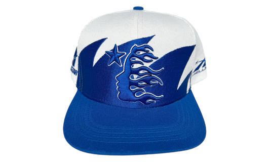 Hellstar Sharkteeth Blue/White Snapback Hat