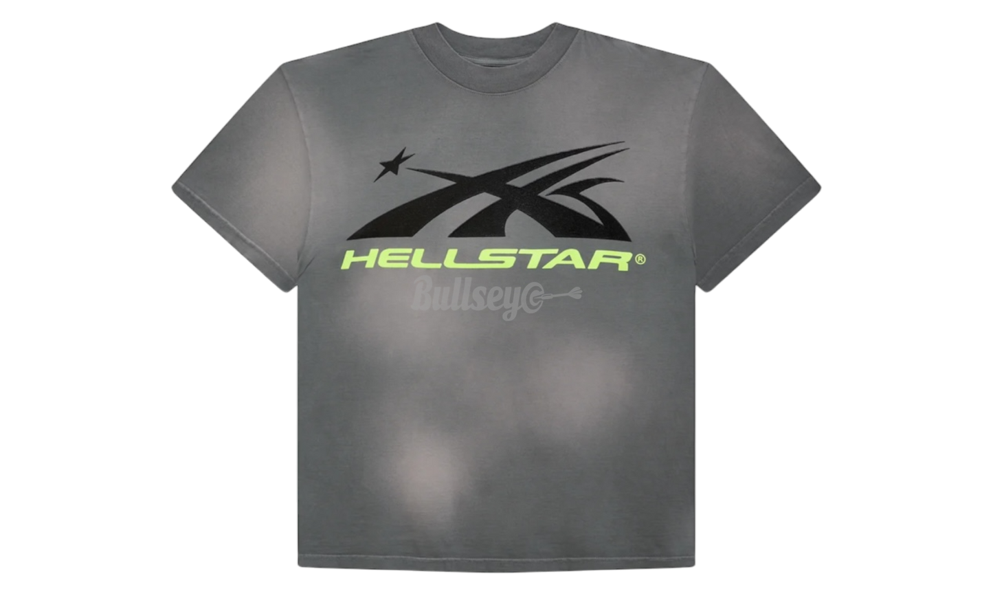 Hellstar Sports Core Logo Gel Grey/Green T-Shirt-Bullseye Sneaker Boutique