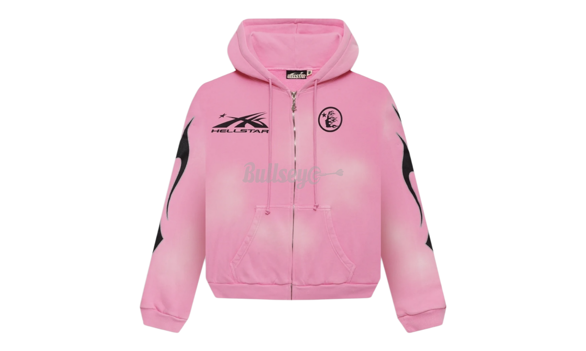 Hellstar Sports Flame Pink Zip-Up Hoodie-Bullseye Sneaker Boutique