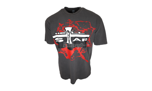 Hellstar Studios Jesus Path To Paradise Grey/Red T-Shirt-Bullseye Sneaker Boutique