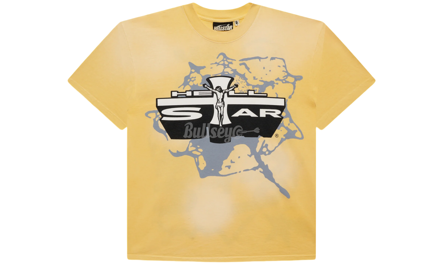 Hellstar Studios Jesus Path To Paradise Yellow T-Shirt-Bullseye Sneaker Boutique