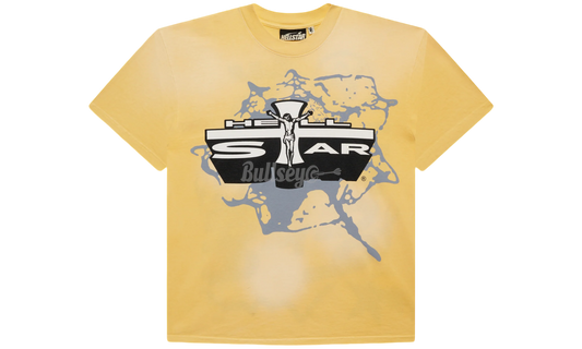 Hellstar Studios Jesus Path To Paradise Yellow T-Shirt-Bullseye Sneaker Boutique