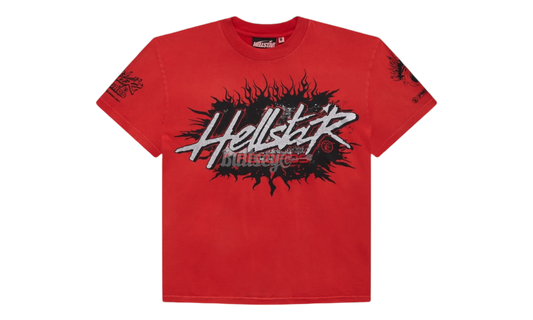 Hellstar Studios Records Red T-Shirt-Bullseye Sneaker Boutique