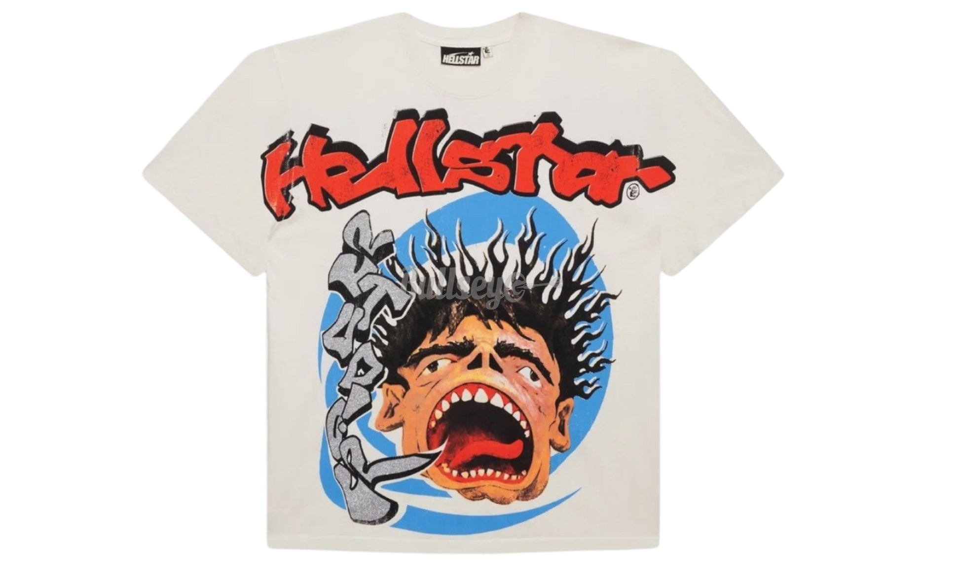 Hellstar Studios Screaming Kid White T-Shirt-Bullseye Sneaker Boutique