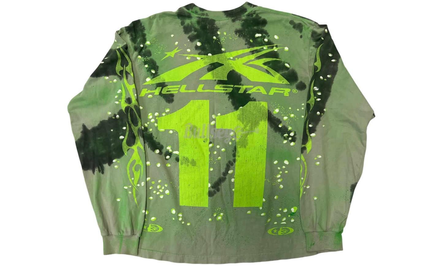 Hellstar Tie-Dye Moto Cross Longsleeve (PreOwned)