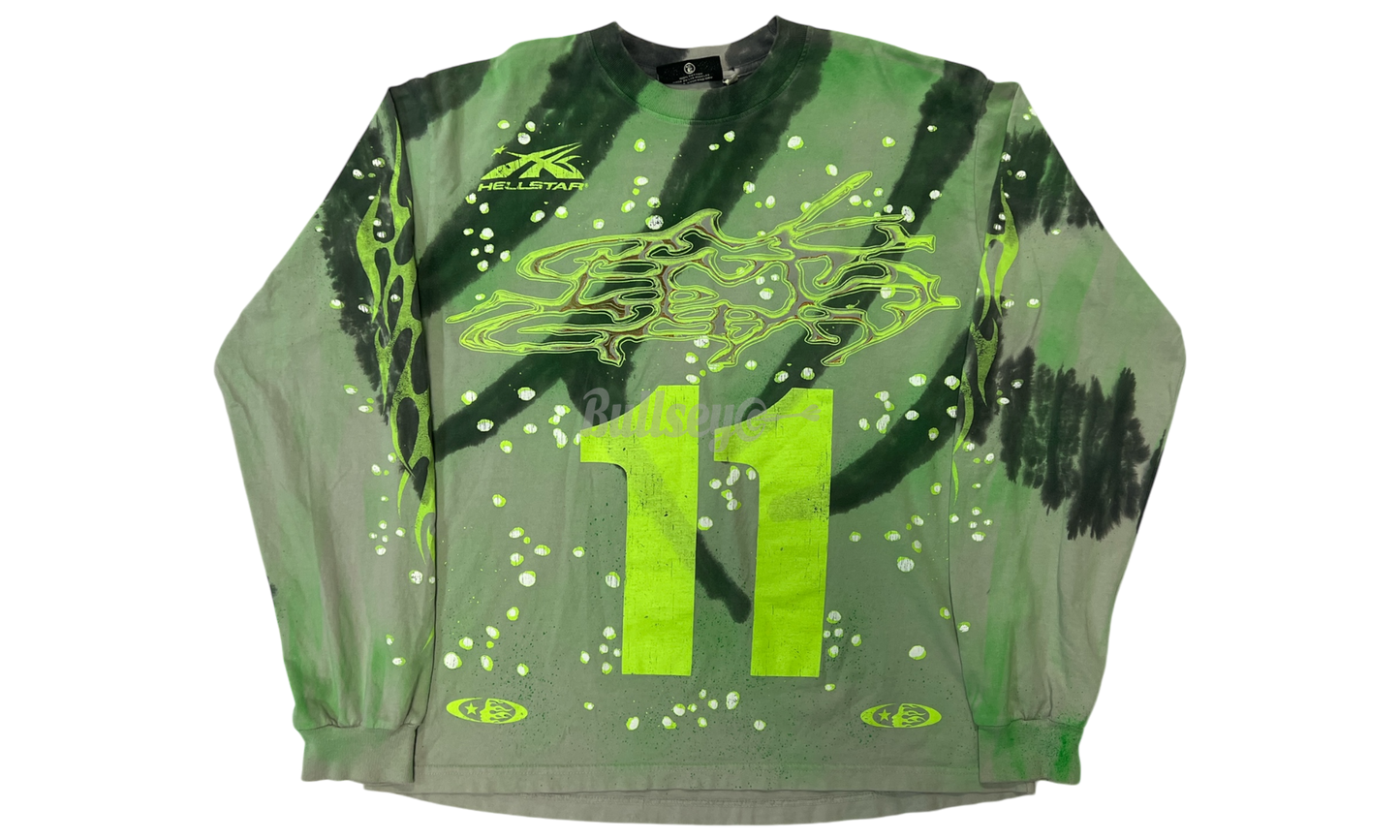 Hellstar Tie-Dye Moto Cross Longsleeve (PreOwned)-Bullseye Sneaker Boutique