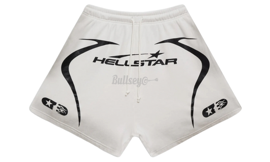 Hellstar White Warm Up Shorts-Bullseye Sneaker Boutique