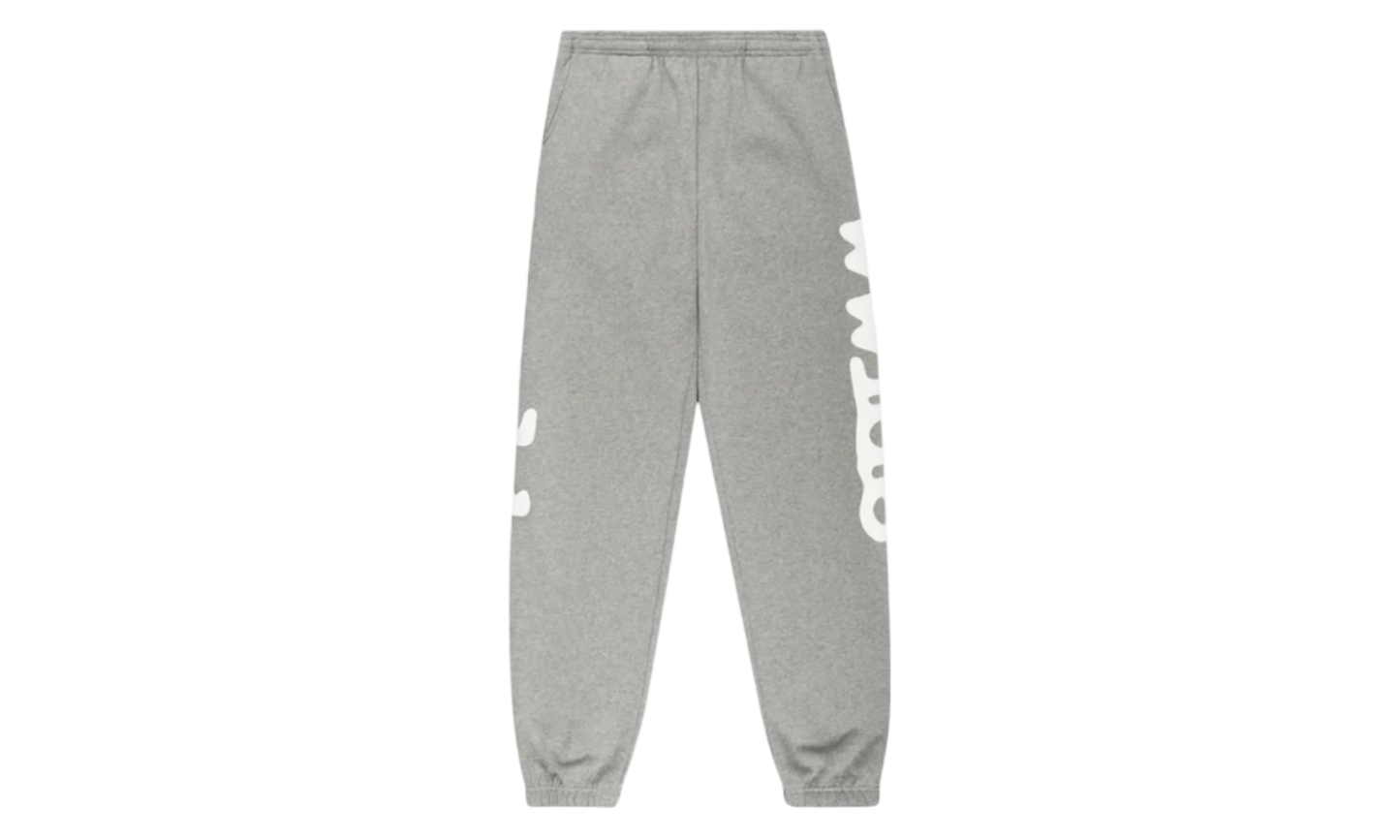 Sp5der Beluga Heather Grey Sweatpants