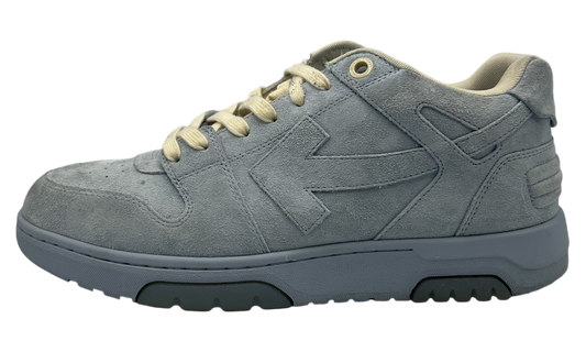 Off-White Light Blue Full Suede Out Of Office Sneakers (PreOwned)