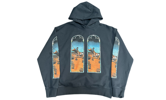 Who Decides War x EST Gee Stained Glass Black Hoodie (Preowned)-Bullseye Sneaker Boutique
