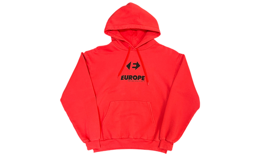 Balenciaga Europe Red Hoodie (PreOwned)