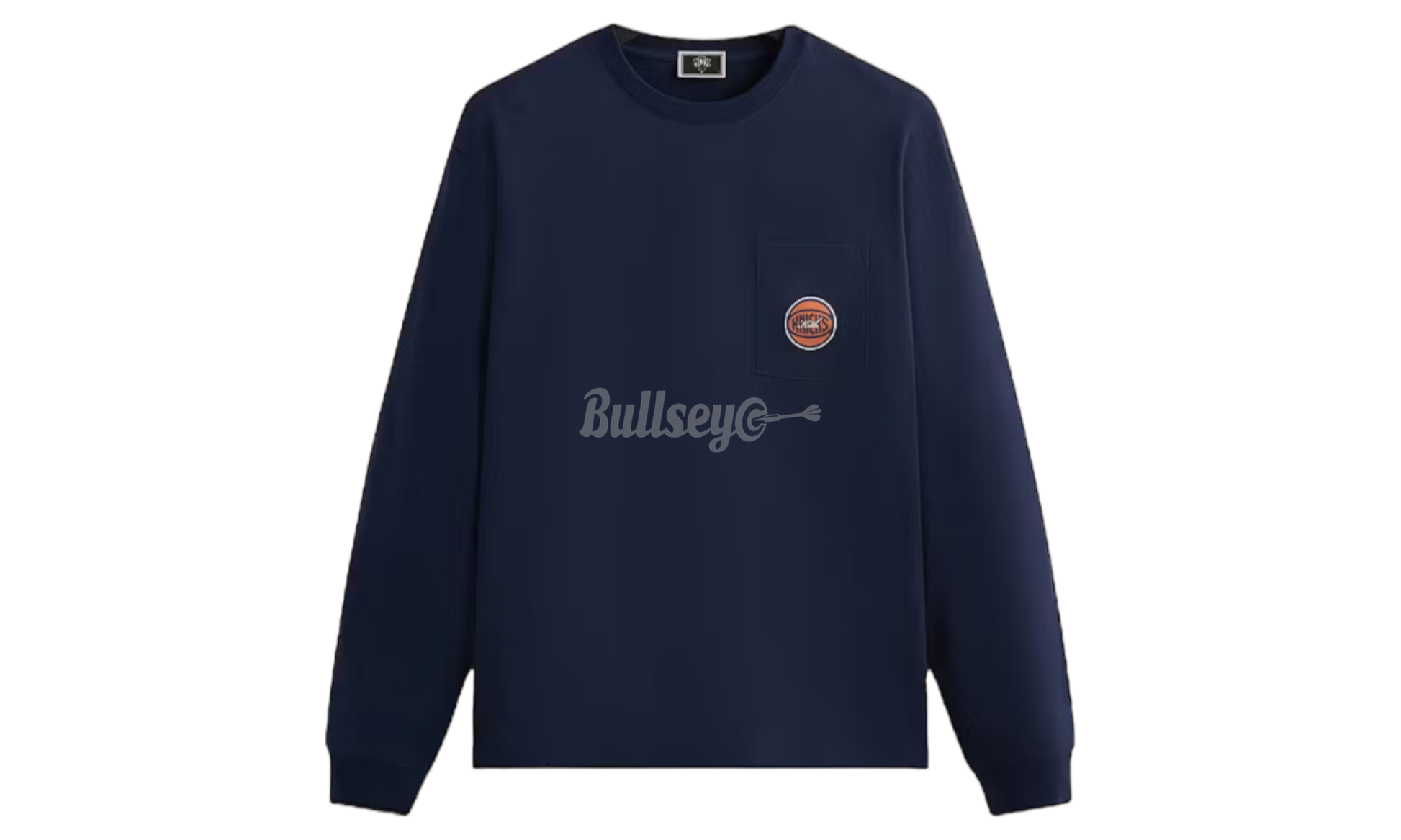 Kith x Knicks NY To The World Navy Longsleeve T-Shirt-Bullseye Sneaker Boutique