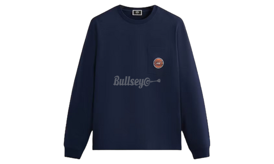 Kith x Knicks NY To The World Navy Longsleeve T-Shirt-Bullseye Sneaker Boutique