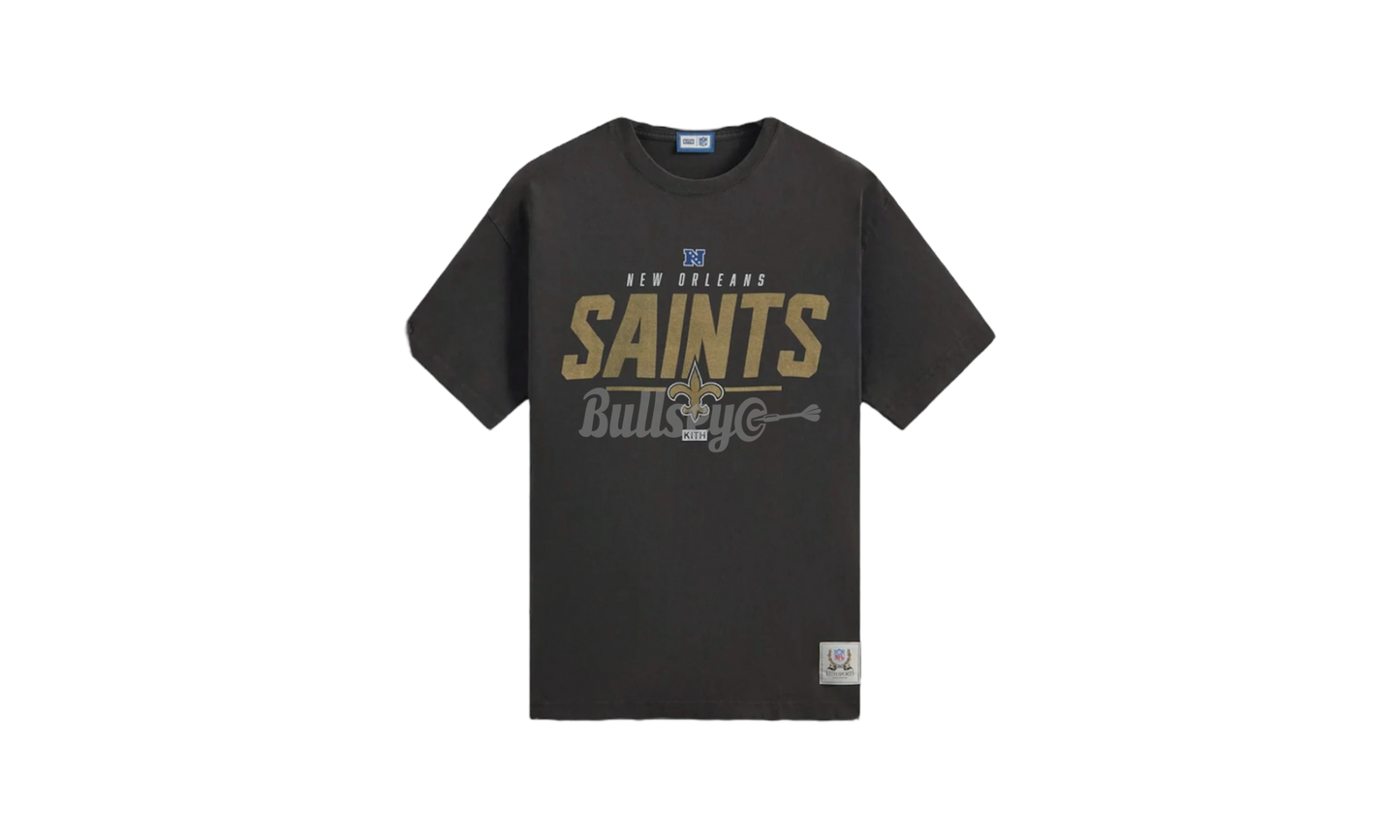 Kith x NFL New Orleans Saints Black T-Shirt-Bullseye Sneaker Boutique