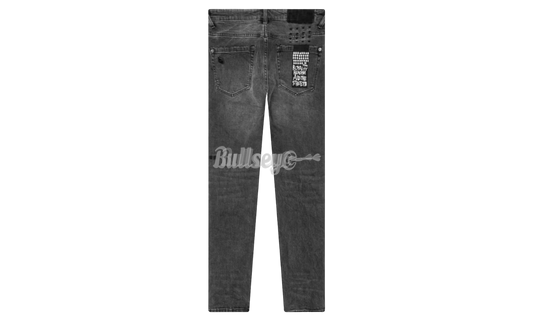 Ksubi Van Winkle Black Skribed Jeans