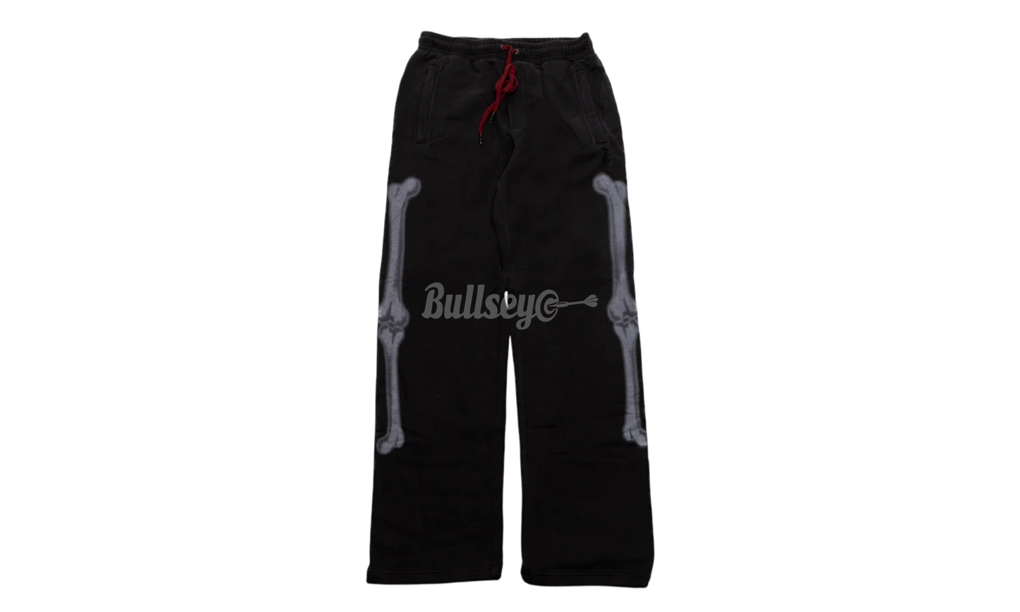 Ksubi X Trippie Redd Skeleton Trak Faded Black Sweatpants-Bullseye Sneaker Boutique