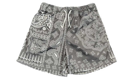 Mr.Remade Grey Paisley Shorts-Bullseye Sneaker Boutique