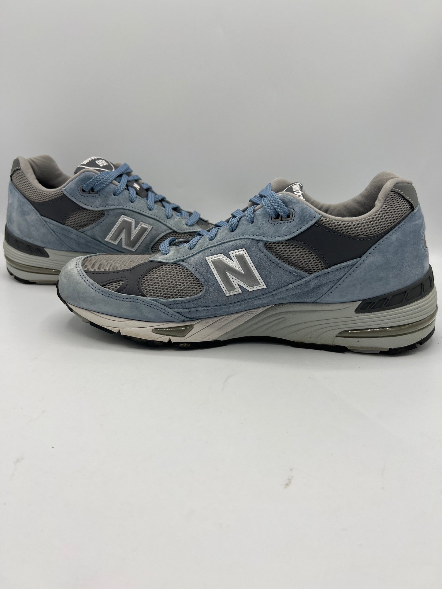 New Balance 991 "MiUK Dusty Blue Alloy Smoked Pearl" (PreOwned)