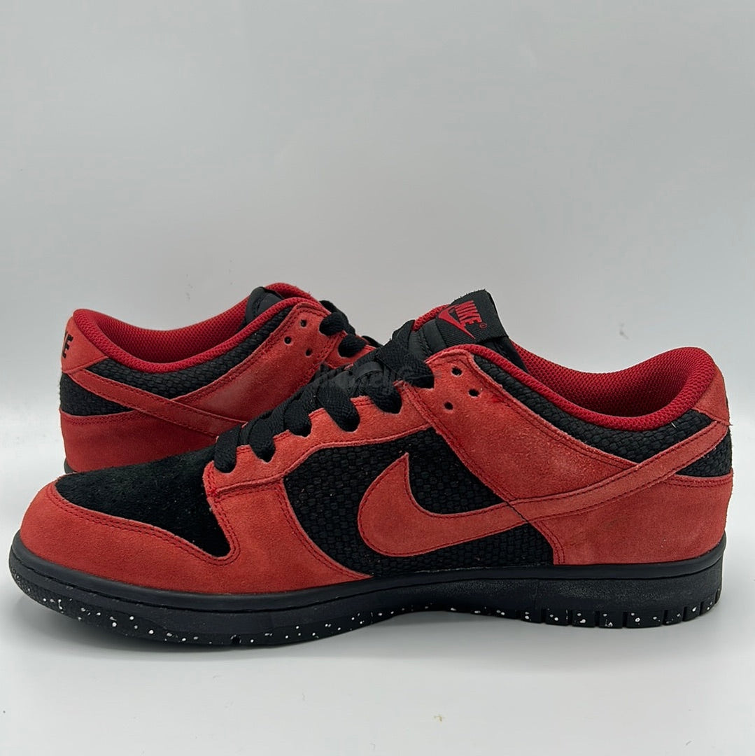 Nike Dunk Low CL Black Varsity Red Medium Grey (PreOwned)