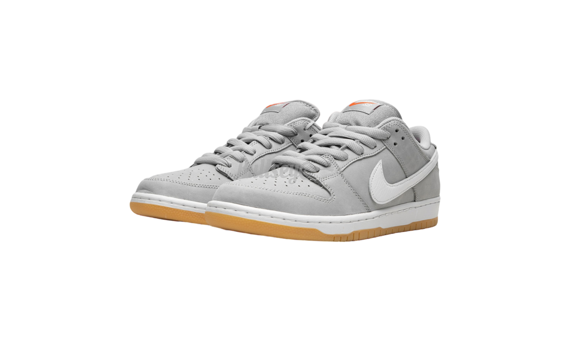 Nike SB Dunk Low Pro ISO "Wolf Grey Gum" Orange Label-Bullseye Sneaker Boutique